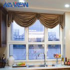 Fenêtre fixe horizontale de tissu pour rideaux de Windows du tissu pour rideaux 6063 en aluminium