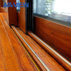 Le porche coulissant horizontal Windows de grain en bois feuilleté le verre
