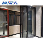Portes coulissantes en aluminium anodisées de revêtement avec Windows