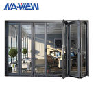 Fabrication d'écran de fibre de verre de portes en verre de glissement de style d'accordéon de NAVIEW