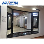 Fenêtre panoramique en aluminium économiseuse d'énergie d'ODM Naview d'OEM la plus défunte avec des grilles