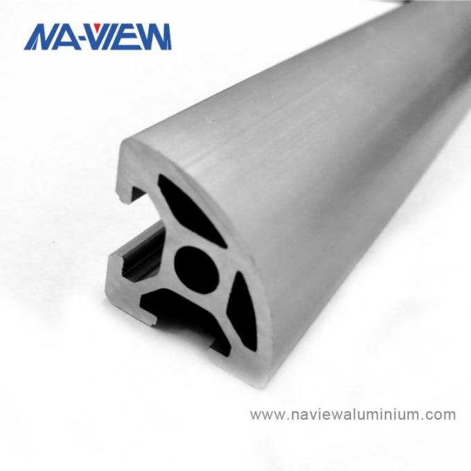 équilibre rond quart en aluminium