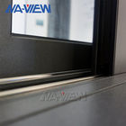 Plancher coulissant Frameless en aluminium de la CE de vitrail au plafond Windows coulissant