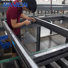 Fenêtre fonctionnelle de tissu pour rideaux d'alliage d'aluminium horizontale et verticale