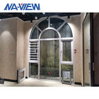 Tournez la manivelle du cadre en aluminium blanc de Windows PVDF de tissu pour rideaux