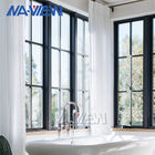 NAVIEW Hung Window simple en aluminium noir fait sur commande moderne
