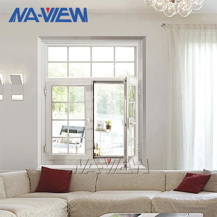 Tournez la manivelle du cadre en aluminium blanc de Windows PVDF de tissu pour rideaux